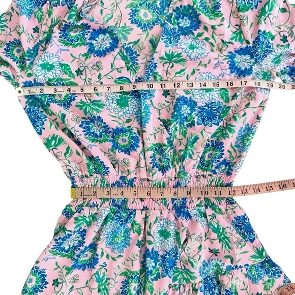 Lilly Pulitzer Cristiana floral long-sleeve dress Conch Shell Pink Rumor Has It - Picture 14 of 16